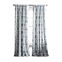 Martha Stewart Jakarta Back Tab Blackout Set of 2 Curtain Panels