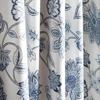 Martha Stewart Jakarta Back Tab Blackout Set of 2 Curtain Panels