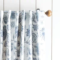 Martha Stewart Jakarta Back Tab Blackout Set of 2 Curtain Panels