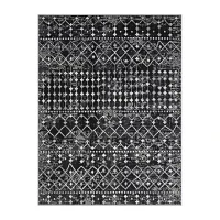 Madison Park Reese Soft Textural Waves Machine Woven Skid Resistant Indoor Rectangular Area Rug