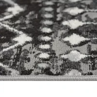 Madison Park Reese Soft Textural Waves Machine Woven Skid Resistant Indoor Rectangular Area Rug