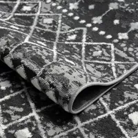 Madison Park Reese Soft Textural Waves Machine Woven Skid Resistant Indoor Rectangular Area Rug