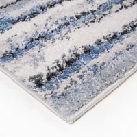Madison Park Cadence Cozy Shag Abstract Machine Woven Skid Resistant Indoor Rectangular Area Rug