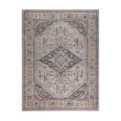 Madison Park Audrey Vintage Medallion Woven Indoor 3'x5' Rectangular Accent Rug