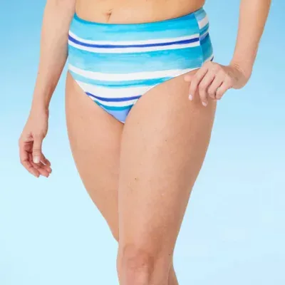 Outdoor Oasis Striped Bikini Swimsuit Bottom
