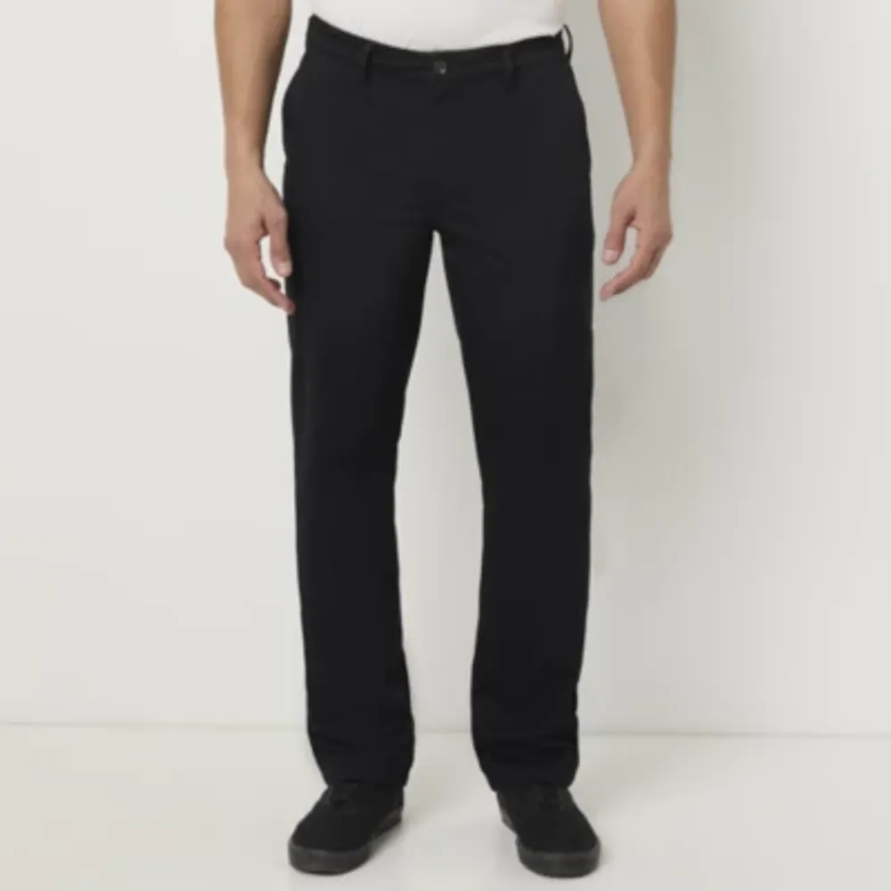 St. John's Bay Universal Wrinkle Free Easy Care Mens Classic Fit Flat Front Pant