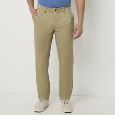 St. John's Bay Universal Wrinkle Free Easy Care Mens Classic Fit Pleated Pant