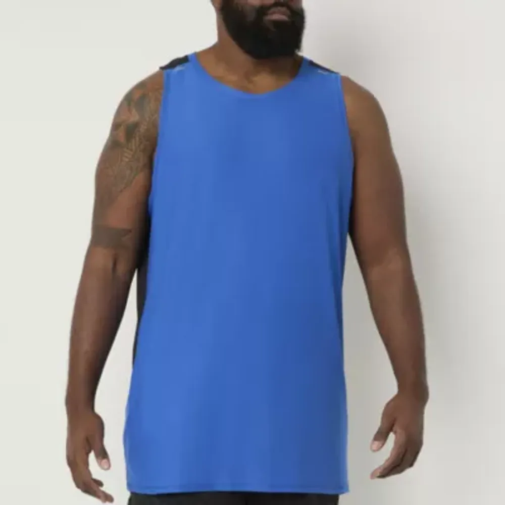 Xersion Mens Big and Tall Sleeveless Muscle T-Shirt