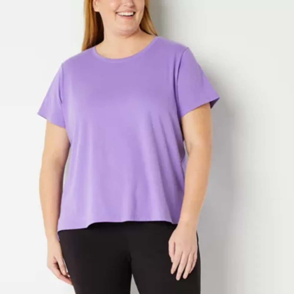 Xersion Womens Round Neck Short Sleeve T-Shirt