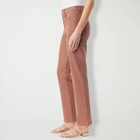 Gloria Vanderbilt Amanda Ultralite Womens High Rise Straight Leg Jean