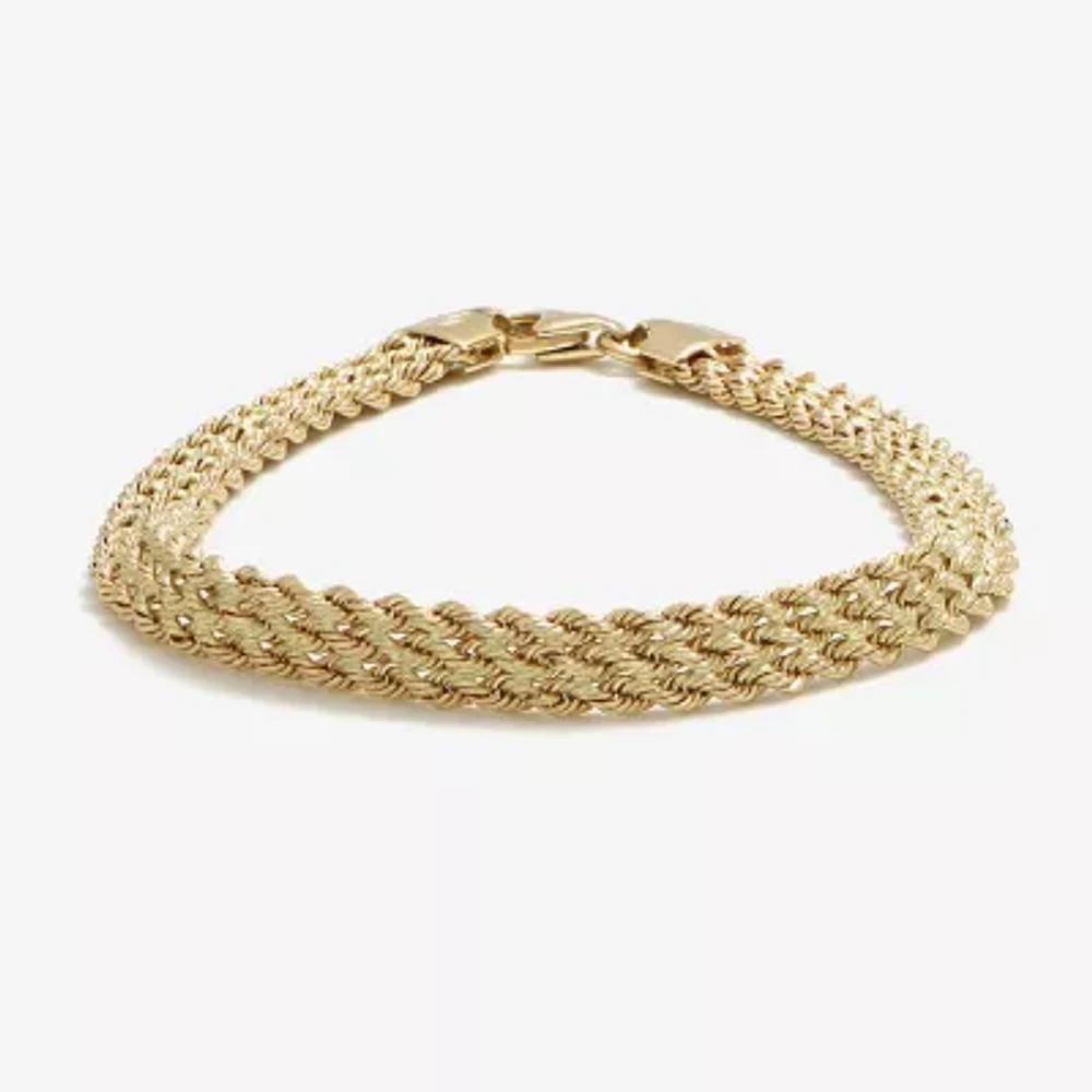 Made in Italy Rope 14K Gold Bangle Bracelet