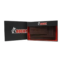 Rocky Pebblegrain Front Pocket Mens Magnetic Front Pocket Wallet