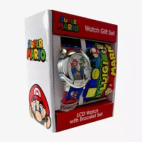 Nintendo Super Mario Boys Multicolor Strap Watch Gsm40111jc