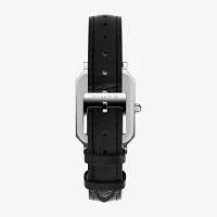 Timex Womens Black Leather Strap Watch Tw2y00800ji