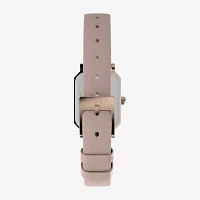 Timex Womens Pink Leather Strap Watch Tw2y01100ji