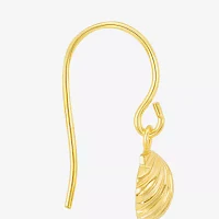 Silver Reflections Simulated Pearl 14K Gold Over Brass Drop Earrings