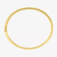 Diamond Addiction (G-H / I1-I2) 1/10 CT. T.W. Lab Grown White Sterling Silver or 14K Gold Over Bangle Bracelet