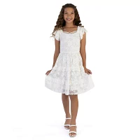 Speechless Big Girls Short Sleeve A-Line Dress