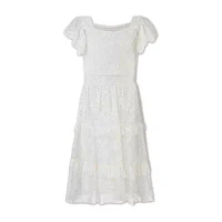 Speechless Big Girls Short Sleeve A-Line Dress