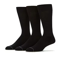 Stafford Super Soft Lux 3 Pair Big and Tall Crew Socks Mens