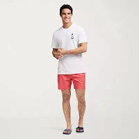 IZOD Saltwater Americana Mens Crew Neck Short Sleeve Regular Fit Graphic T-Shirt