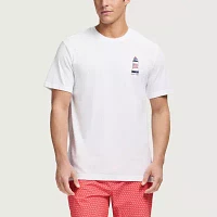IZOD Saltwater Americana Mens Crew Neck Short Sleeve Regular Fit Graphic T-Shirt