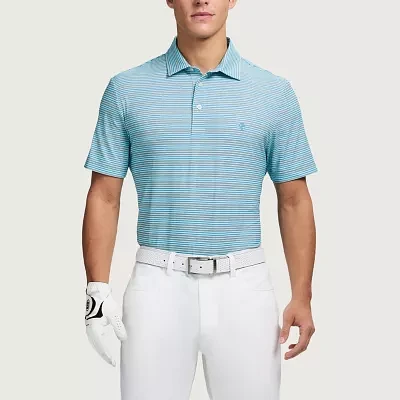 IZOD Swingflex Elite Stripe Mens Regular Fit Short Sleeve Polo Shirt