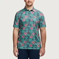 IZOD Sunshield Performance Big and Tall Mens Classic Fit Short Sleeve Pocket Polo Shirt