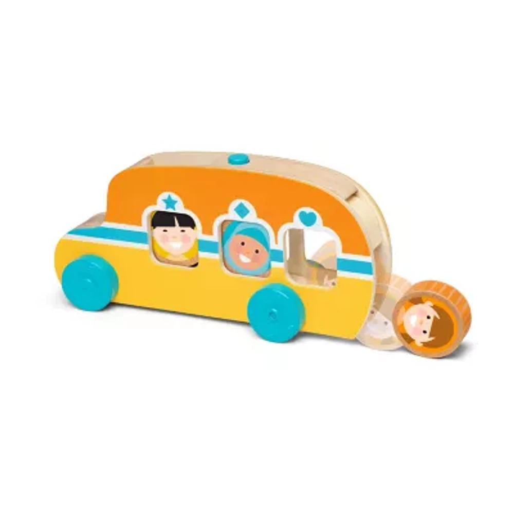 Melissa & Doug Go Tots Roll & Ride Bus