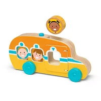 Melissa & Doug Go Tots Roll & Ride Bus