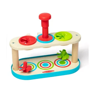 Melissa & Doug Match & Push Spinning Tops