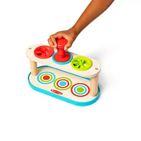 Melissa & Doug Match & Push Spinning Tops