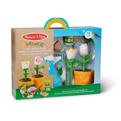 Melissa & Doug Flower Gardening Play Set 16-pc. Garden Toy