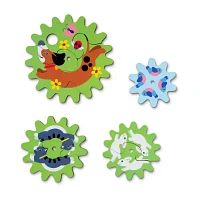 Melissa & Doug Animal Chase I-Spy Wooden Gear Puzzle 24-pc. Puzzle