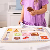 Melissa & Doug Wooden Mag Ice Cream Puzzle & Play Set 16-pc. Puzzle