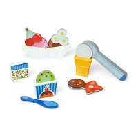 Melissa & Doug Wooden Mag Ice Cream Puzzle & Play Set Puzzle