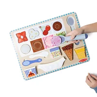 Melissa & Doug Wooden Mag Ice Cream Puzzle & Play Set Puzzle