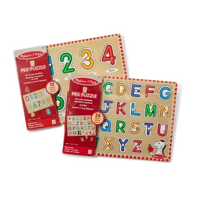 Melissa & Doug See Inside Peg Puzzle Bundle 2-pc. Puzzle