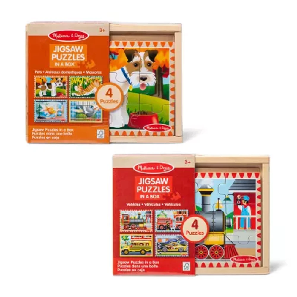 Melissa & Doug Jigsaw In A Box Puzzle Bundle Puzzle