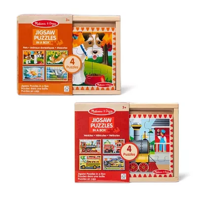 Melissa & Doug Jigsaw In A Box Puzzle Bundle Puzzle