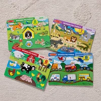 Melissa & Doug Peg Puzzle Bundle 4-pc. Puzzle