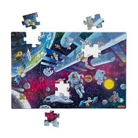 Melissa & Doug Outer Space Glow In The Dark Floor Puzzle 48-pc. Puzzle