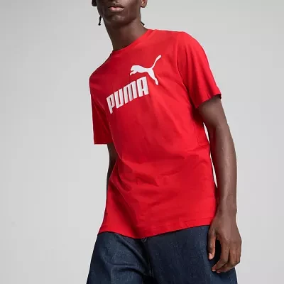 PUMA Mens Crew Neck Short Sleeve Graphic T-Shirt