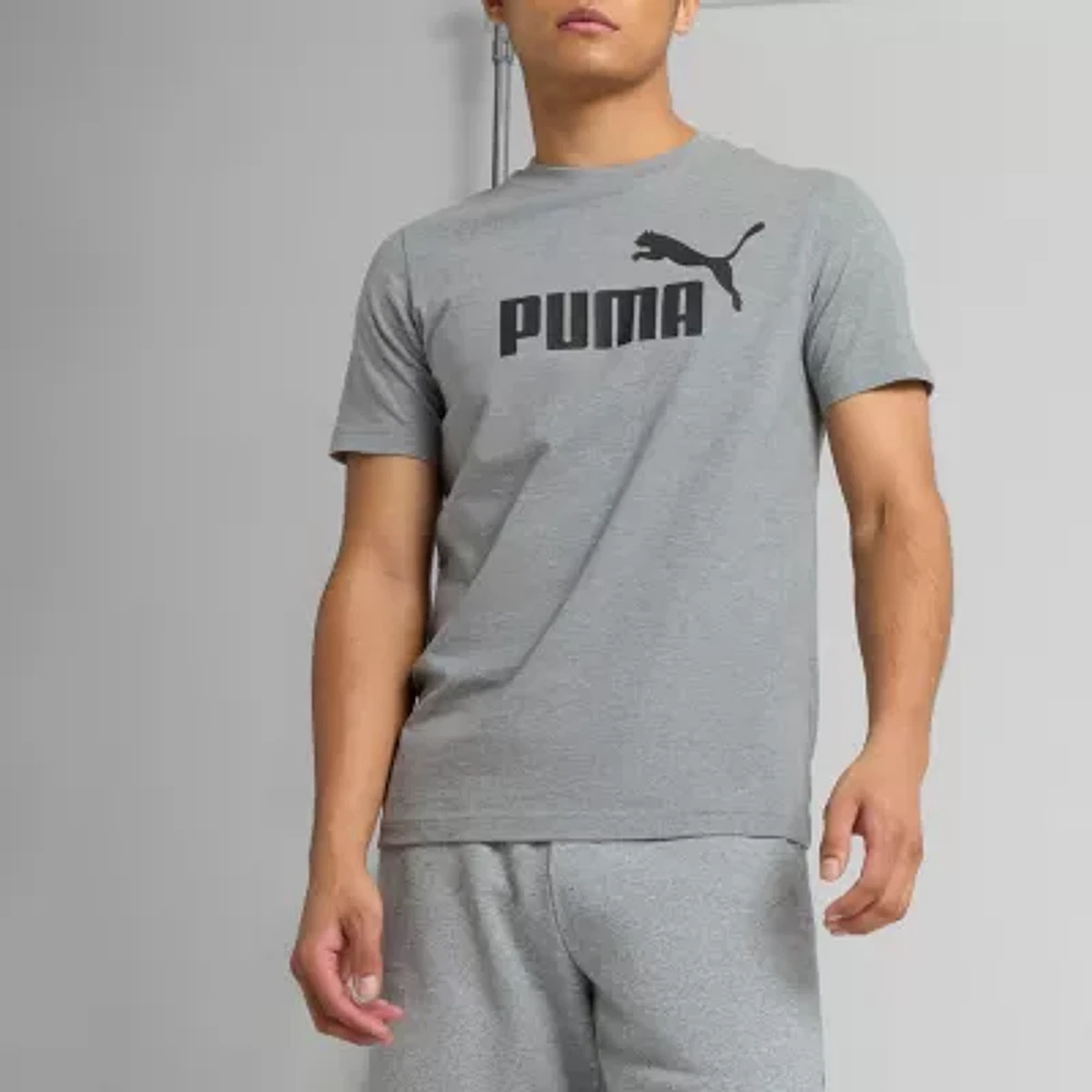 PUMA Mens Crew Neck Short Sleeve Regular Fit Graphic T-Shirt