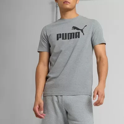 PUMA Mens Crew Neck Short Sleeve Regular Fit Graphic T-Shirt