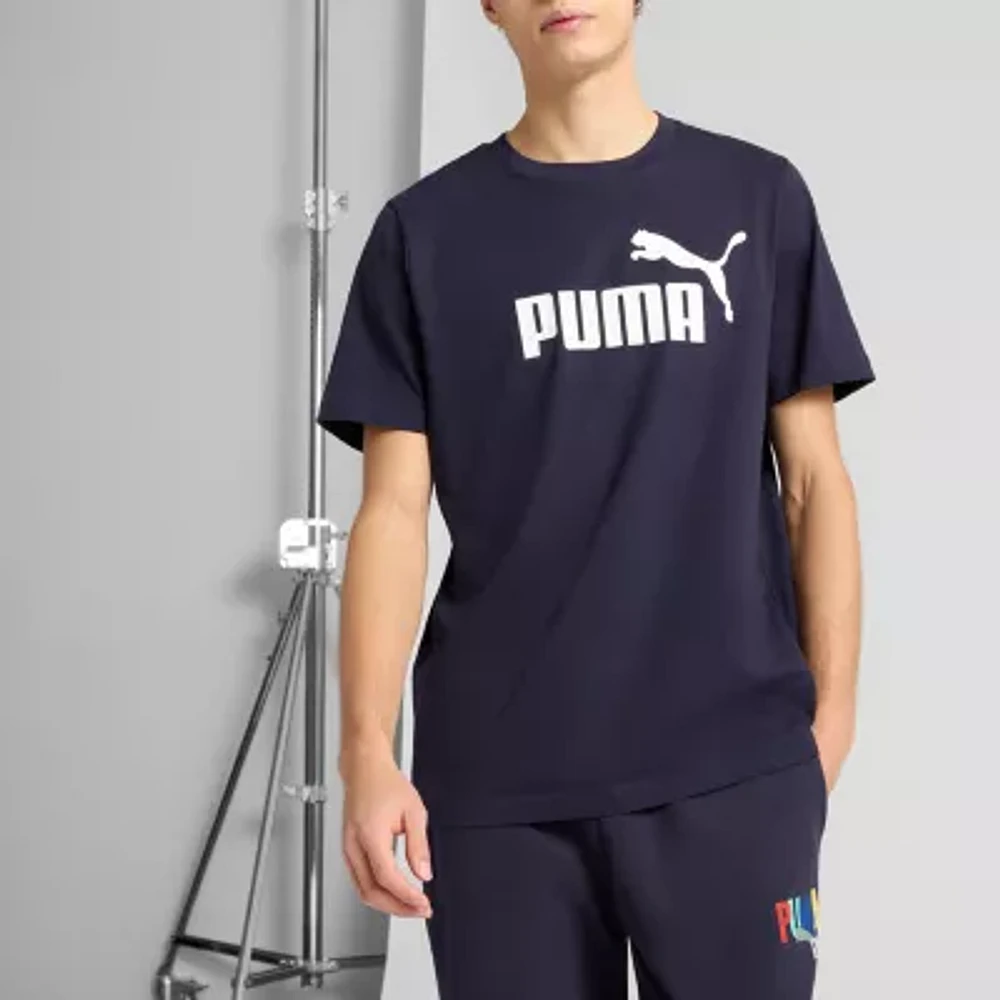 PUMA Mens Crew Neck Short Sleeve Graphic T-Shirt