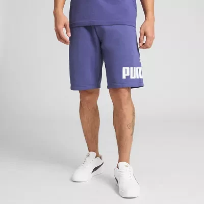 PUMA 10 Inch Mens Mid Rise Workout Shorts