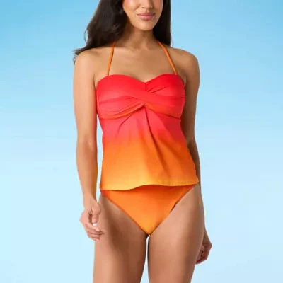 Mynah Lined Ombre Tankini Swimsuit Top