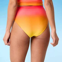 Mynah Womens Lined Ombre High Waist Bikini Swimsuit Bottom