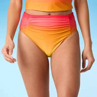Mynah Womens Lined Ombre High Waist Bikini Swimsuit Bottom